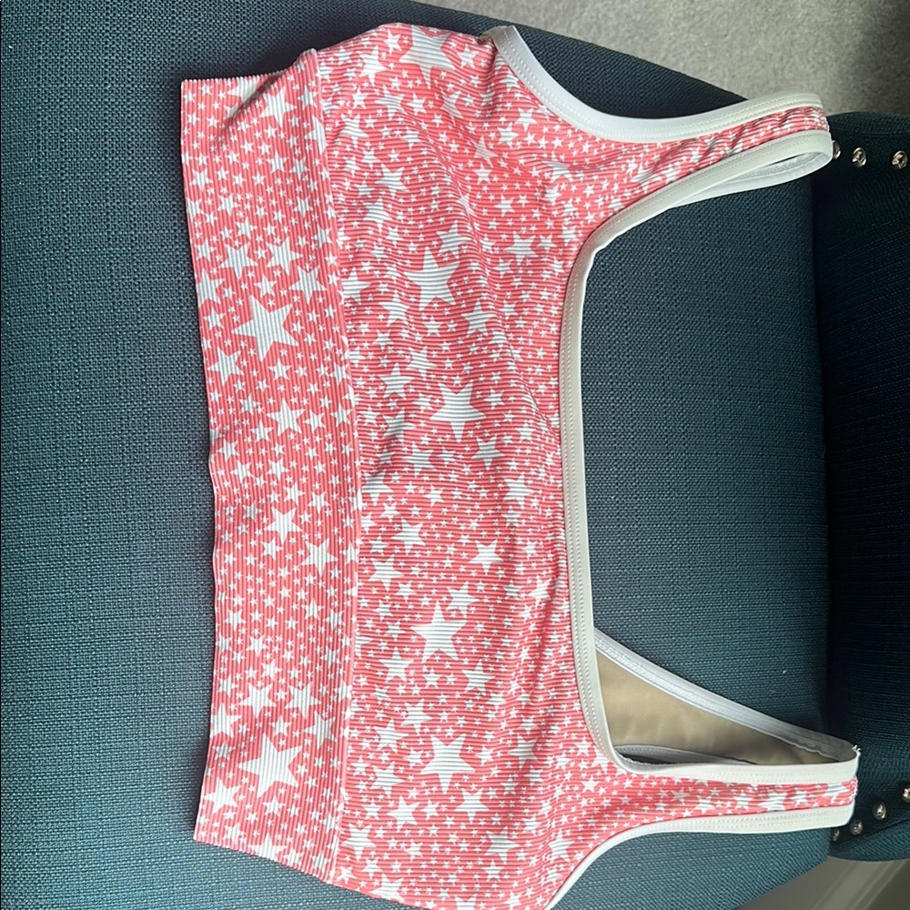 LainSnow x Tiare Hawaii Pink and White bikini set